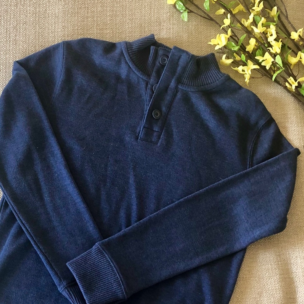 Cherokee Dark Blue 3 Button Sweaters